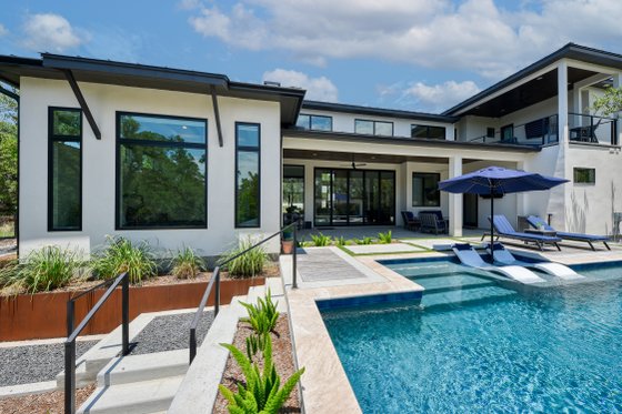 Exterior - Outdoor Living 3 for Modern House Plan #1110-39 - 5 bed, 4.5 bath