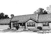 Ranch Style House Plan - 3 Beds 2 Baths 1171 Sq/Ft Plan #50-196 