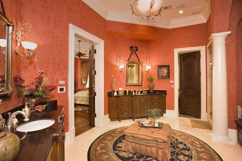 Architectural House Design - Interior - Master Bathroom 1 for Southern House Plan #20-2173 - 6 bed, 6.5 bath