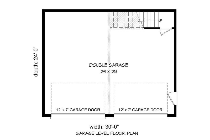 House Blueprint - Floor Plan - Main Floor for Contemporary House Plan #932-193, 0 bath