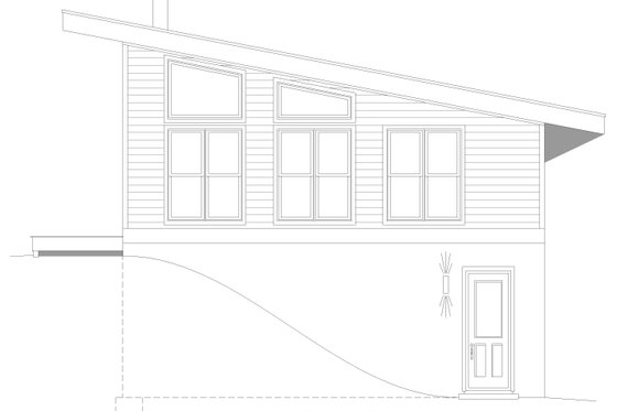 Exterior - Other Elevation 1 for Contemporary House Plan #932-450 - 1 bed, 1 bath