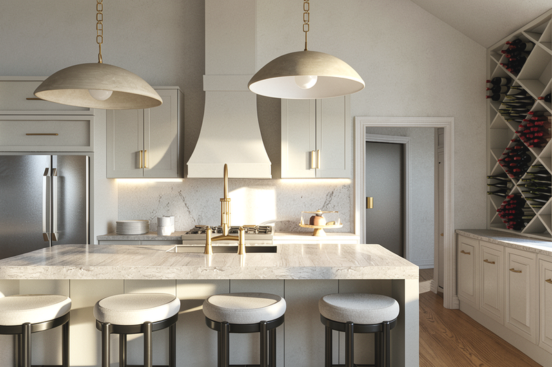 Dream House Plan - Interior - Kitchen for Ranch House Plan #1064-483 - 2 bed, 2.5 bath