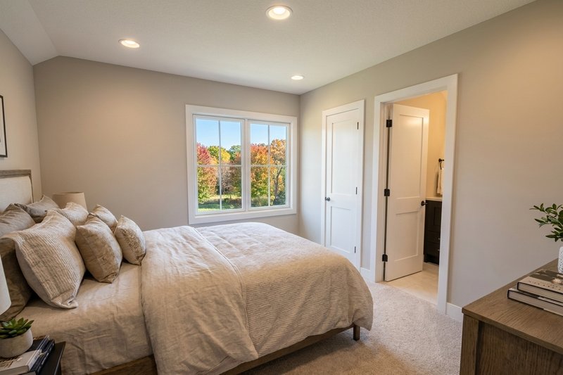 Home Plan - Interior - Bedroom for Farmhouse House Plan #51-1522 - 3 bed, 3.5 bath