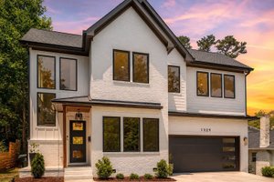 Architectural House Design - Exterior - Front Elevation for Contemporary House Plan #1128-1 - 4 bed, 4.5 bath