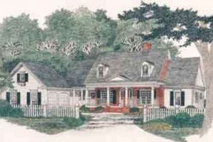 Traditional Exterior - Front Elevation Plan #129-124