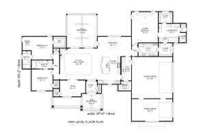 Floor Plan - Main Floor for Country House Plan #932-65 - 3 bed, 3 bath
