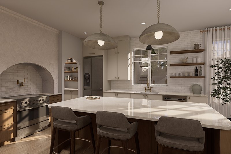 Home Plan - Interior - Kitchen for Farmhouse House Plan #23-2852 - 3 bed, 1.5 bath