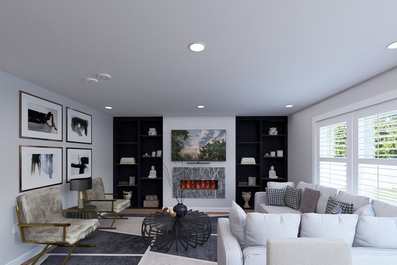 House Plan Design - Interior - Family Room for Farmhouse House Plan #1060-239 - 3 bed, 2.5 bath