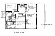 Cottage Style House Plan - 2 Beds 2 Baths 1394 Sq/Ft Plan #117-943 