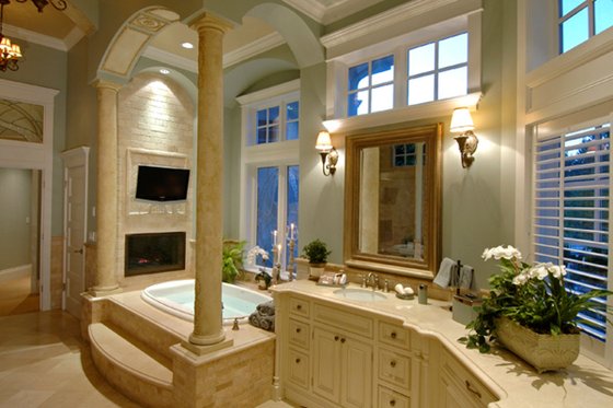 Interior - Master Bathroom for Traditional House Plan #132-216 - 4 bed, 6 bath