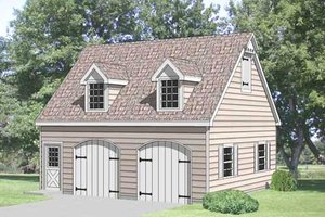 Country Exterior - Front Elevation Plan #116-228