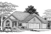 Traditional Style House Plan - 2 Beds 2 Baths 1940 Sq/Ft Plan #70-250 