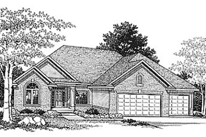 Home Plan - Traditional Exterior - Front Elevation Plan #70-250