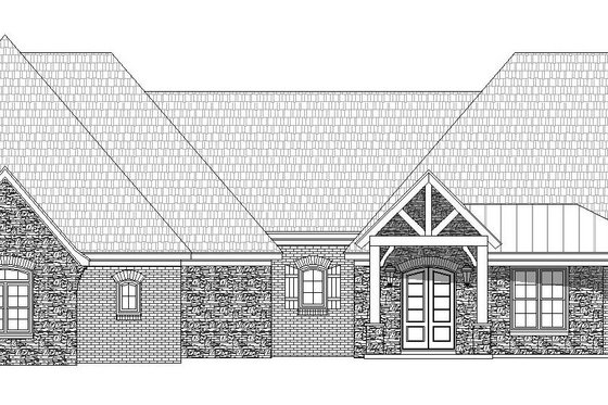 Exterior - Front Elevation 3 for Country House Plan #932-314 - 3 bed, 2.5 bath