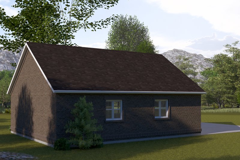 House Design - Exterior - Other Elevation for Traditional House Plan #1060-295, 1 bath