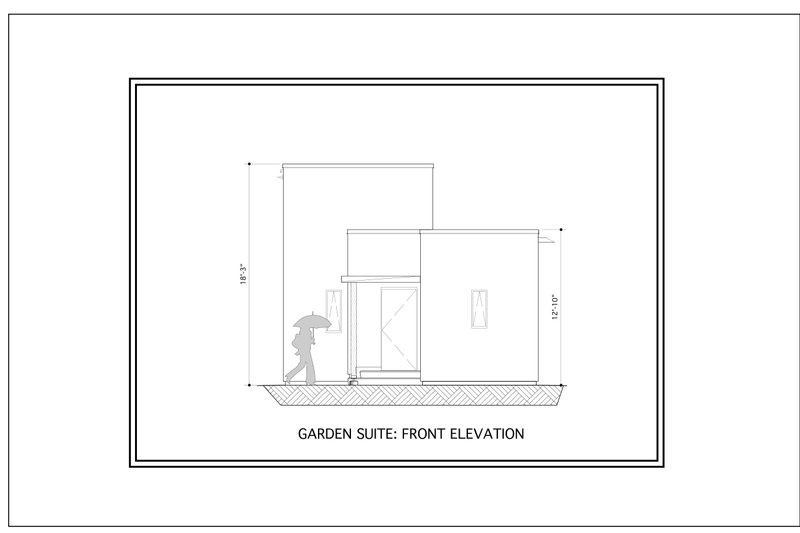 Modern Style House Plan - 1 Beds 1 Baths 430 Sq/Ft Plan #905-9 ...