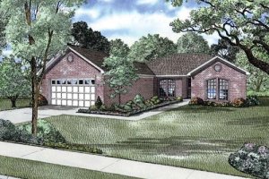 Traditional Exterior - Front Elevation Plan #17-2247