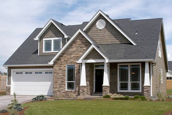 Front View - 2300 square foot Traditional home