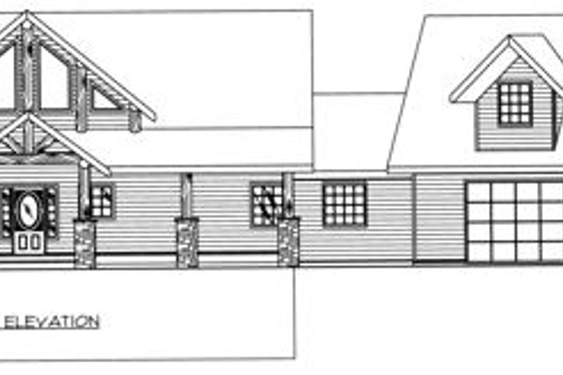 Dream House Plan - Exterior - Rear Elevation for Traditional House Plan #117-579 - 3 bed, 2.5 bath