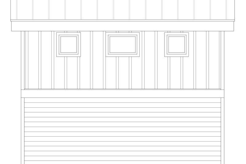 Dream House Plan - Exterior - Rear Elevation for Contemporary House Plan #932-432, 1 bath