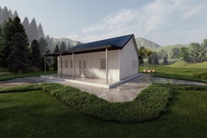 Exterior - Other Elevation for Barndominium House Plan #1107-23 - 1 bed, 1.5 bath