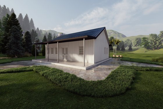 Exterior - Other Elevation for Barndominium House Plan #1107-23 - 1 bed, 1.5 bath