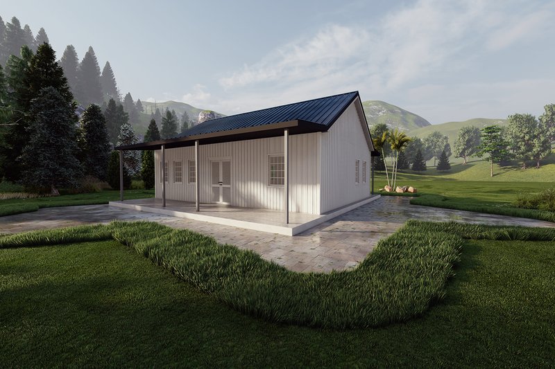 Home Plan - Exterior - Other Elevation for Barndominium House Plan #1107-23 - 1 bed, 1.5 bath