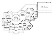 European Style House Plan - 4 Beds 3.5 Baths 2930 Sq/Ft Plan #411-556 