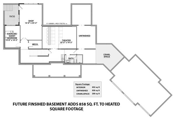 Architectural House Design - Future Finished Basement