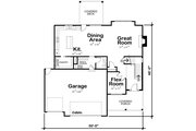 Traditional Style House Plan - 4 Beds 3.5 Baths 2738 Sq/Ft Plan #20-2406 