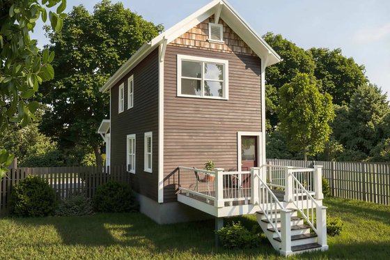 Exterior - Other Elevation for Craftsman House Plan #79-277 - 2 bed, 1.5 bath