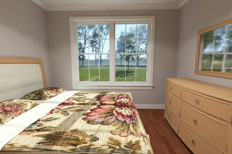 Architectural House Design - Interior - Master Bedroom 1 for Cottage House Plan #513-2471 - 2 bed, 2 bath