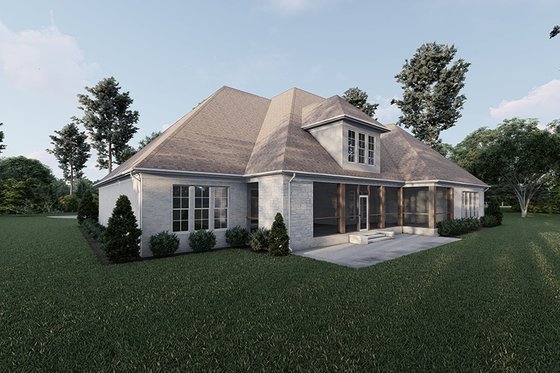 Exterior - Other Elevation 2 for European House Plan #923-224 - 3 bed, 3.5 bath