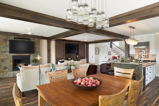 Interior - Dining Room for Bungalow House Plan #928-330 - 3 bed, 2.5 bath