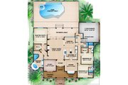 Beach Style House Plan - 3 Beds 4.5 Baths 2522 Sq/Ft Plan #27-437 