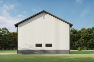 Exterior - Rear Elevation for Barndominium House Plan #1092-35 - 4 bed, 3 bath