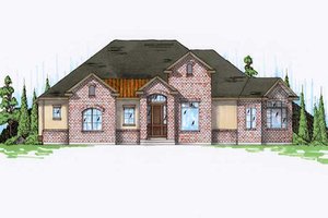 Traditional Exterior - Front Elevation Plan #5-257