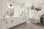 Farmhouse Style House Plan - 3 Beds 3.5 Baths 3614 Sq/Ft Plan #1070-194 