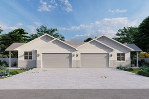 Home Plan - Exterior - Front Elevation for Craftsman House Plan #1060-312 - 4 bed, 3 bath