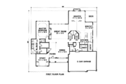 Traditional Style House Plan - 4 Beds 4 Baths 3588 Sq/Ft Plan #67-149 