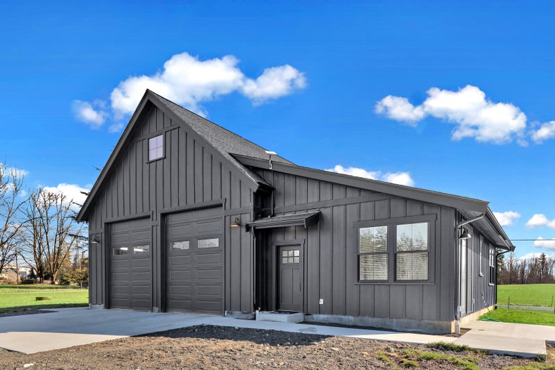 House Blueprint - Photo 3 for Barndominium House Plan #1070-120 - 1 bed, 1 bath