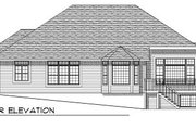 European Style House Plan - 4 Beds 3 Baths 3086 Sq/Ft Plan #70-763 