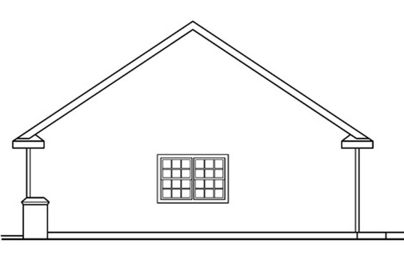 Home Plan - Exterior - Other Elevation 1 for Traditional House Plan #124-721 - 3 bed, 2 bath