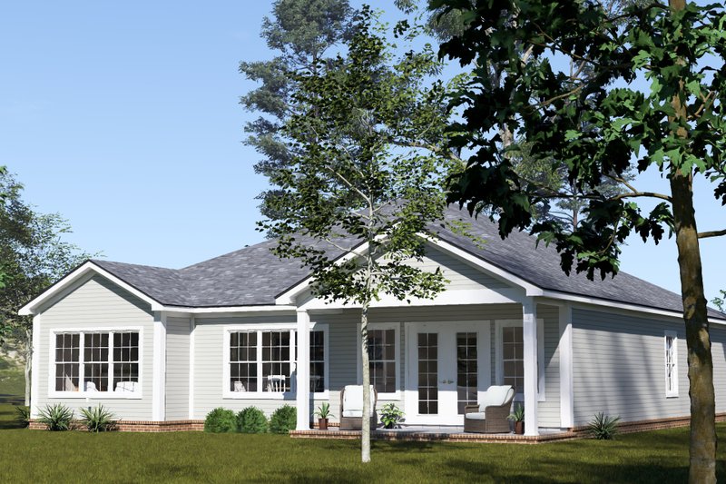 Architectural House Design - Exterior - Other Elevation 4 for Craftsman House Plan #513-2432 - 3 bed, 2 bath