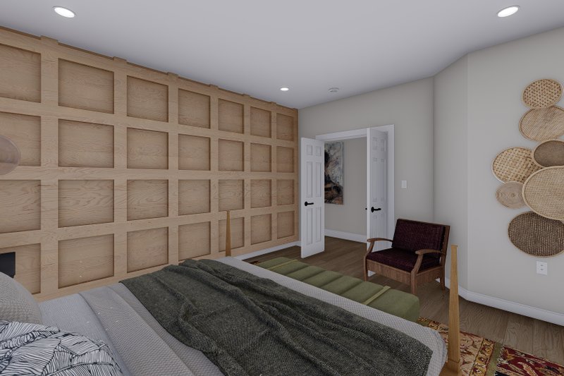 Architectural House Design - Interior - Master Bedroom 1 for Traditional House Plan #1060-143 - 3 bed, 2.5 bath