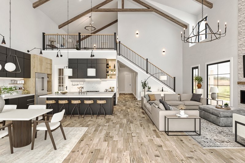 House Blueprint - Interior - Other 2 for Farmhouse House Plan #54-687 - 3 bed, 2.5 bath