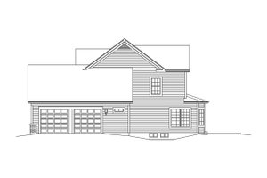 Exterior - Other Elevation for Traditional House Plan #57-655 - 3 bed, 2.5 bath