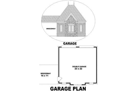 Floor Plan - Other Floor for European House Plan #81-1348 - 4 bed, 4 bath