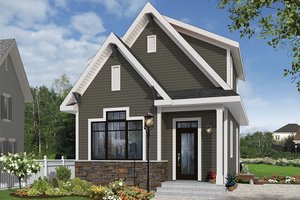Exterior - Front Elevation 3 for Craftsman House Plan #23-2604 - 3 bed, 2 bath
