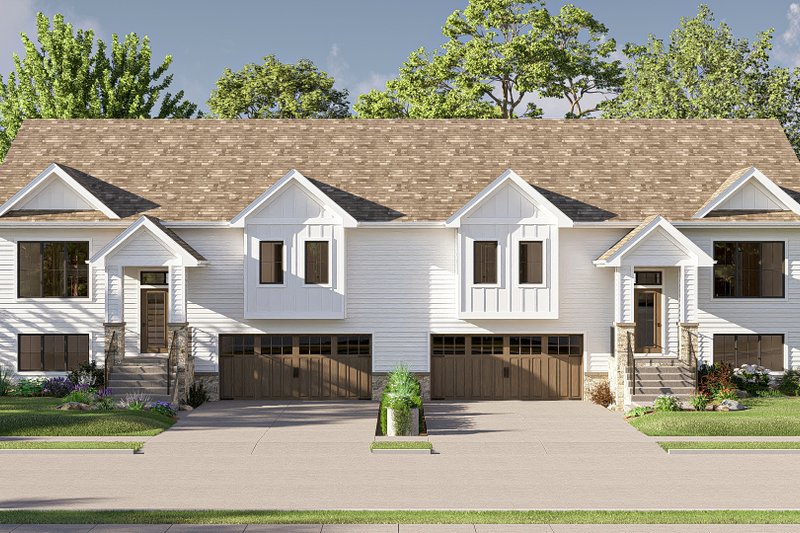 Architectural House Design - Traditional Exterior - Front Elevation Plan #455-386